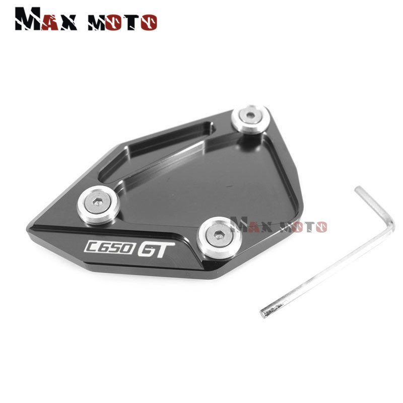 Pentru BMW C650GT Sport C600 2012 2013 2014 2015 Suport pentru motociclete Picior Suport lateral Extensie Pad Suport Placă Mărire