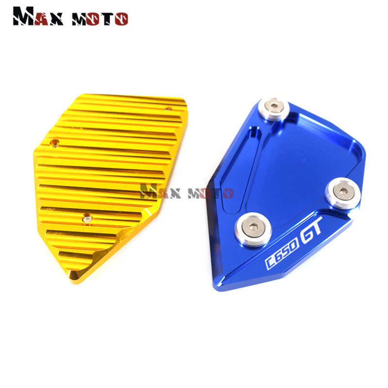 Pentru BMW C650GT Sport C600 2012 2013 2014 2015 Suport pentru motociclete Picior Suport lateral Extensie Pad Suport Placă Mărire