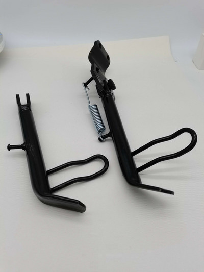 A757 Suport pentru picior Suport lateral pentru picior Suport suport pentru picior lateral Suport metal Negru cu arc 20CM