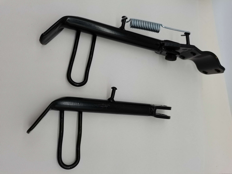 A757 Suport pentru picior Suport lateral pentru picior Suport suport pentru picior lateral Suport metal Negru cu arc 20CM