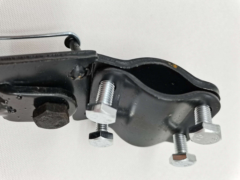 A757 Suport pentru picior Suport lateral pentru picior Suport suport pentru picior lateral Suport metal Negru cu arc 20CM