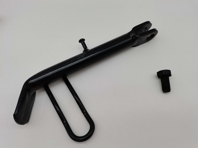 A757 Suport pentru picior Suport lateral pentru picior Suport suport pentru picior lateral Suport metal Negru cu arc 20CM