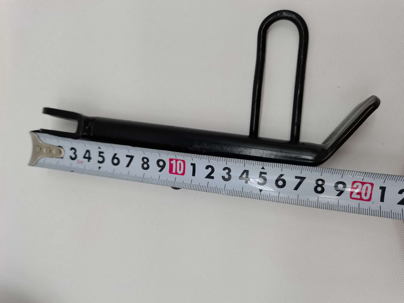 A757 Suport pentru picior Suport lateral pentru picior Suport suport pentru picior lateral Suport metal Negru cu arc 20CM