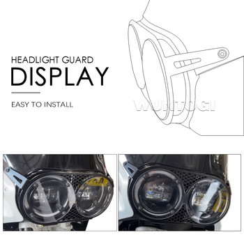 Headlight Grille For Desert X 2022 Motorcycles Headlight Protector Cover for Ducati DESERT X desert x 2022 Accessories