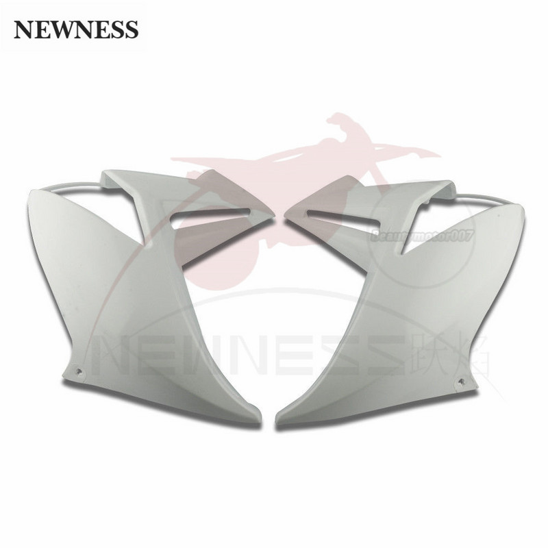 Мотоциклетни части Небоядисани/въглеродни ляв и десен среден обтекател Облицовка на капака Пластмаса за Kawasaki ER6N ER-6N 2009-2011