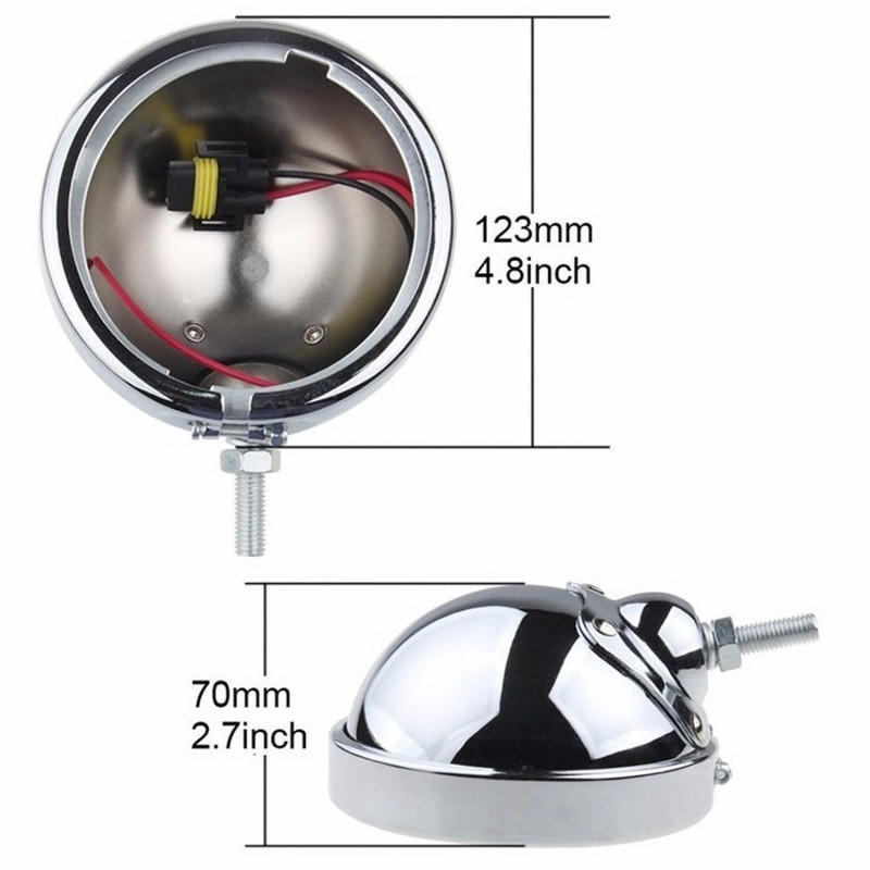 4,5 hüvelykes házkonzol rögzítőgyűrűs vödör 4,5 hüvelykes kiegészítő köd-áthaladó fényhez, Electra Glide