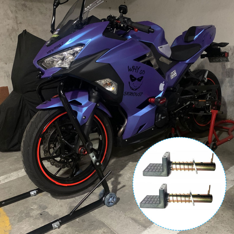 Motociklų dviračių stovai Ratų atraminis rėmas Stovas Svyravimo rankena Kėlimo trikojis Kabliukai Kablys Šakė L stiliaus