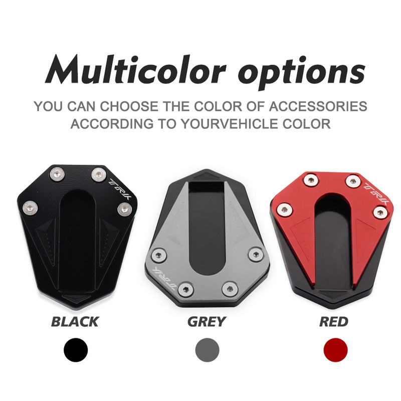 Sobib mudelile Benelli TRK502 TRK 502 2017-2018 TRK502X 2020 Mootorratta jalakargu pikenduspadja plaadi külgtoe suurendaja alumiinium