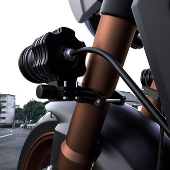НОВИ 2БР. Универсална монтажна скоба за броня на мотоциклет Модифицирана стойка за фарове Удължител за прожектори Скоба за удължаване на рамката