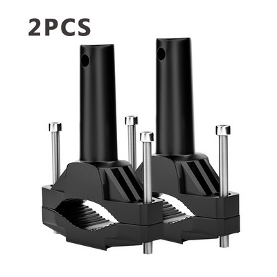 NAUJAS 2 Vnt. universalus tvirtinimo kronšteinas motociklo buferiui modifikuotas priekinių žibintų stovas prožektorių pratęsimo stulpo rėmo prailginimo laikiklis