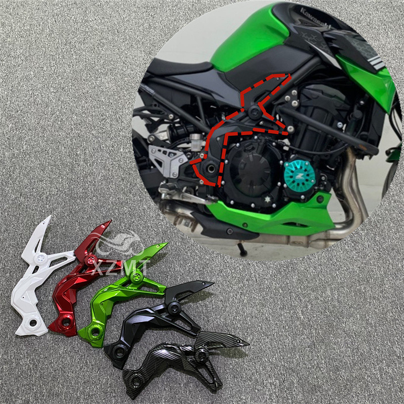 Z900 motorkerékpár bal jobb motorkeret oldalsó burkolat burkolat panel burkolat karosszéria burkolat Kawasaki Z900 2020 2021 tartozékokhoz
