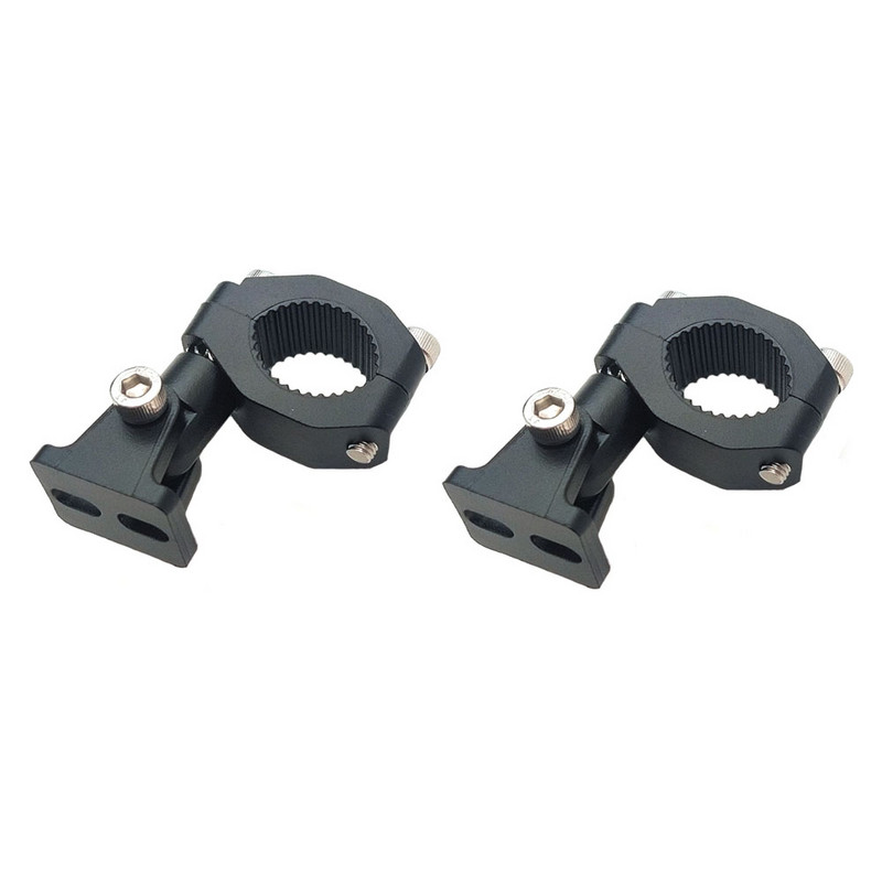 Motorkerékpár fényszóró reflektor tartókeret Motoros fényszóró lámpatartó tartó Állítható 19 mm-26 mm lökhárító rögzítő bilincs
