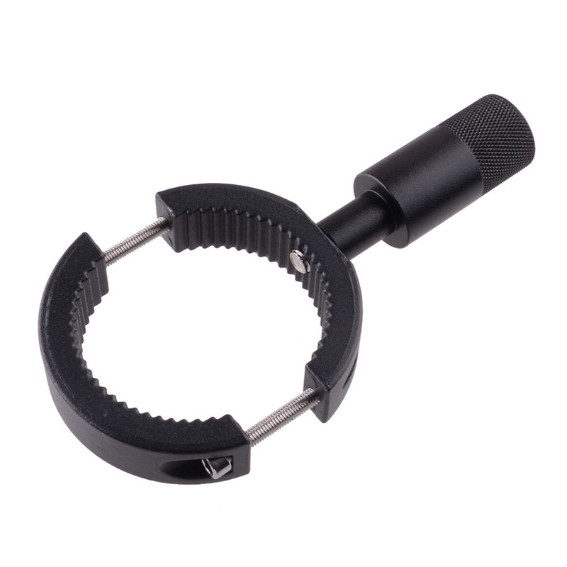 Aliuminio lydinio universalus motociklo šakės žibinto spaustukas taškinio rūko vairavimo žibinto tvirtinimo laikiklis priekinių žibintų laikiklis mažas / didelis juodas