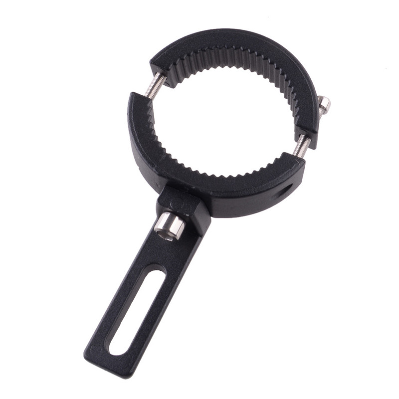 Aliuminio lydinio universalus motociklo šakės žibinto spaustukas taškinio rūko vairavimo žibinto tvirtinimo laikiklis priekinių žibintų laikiklis mažas / didelis juodas