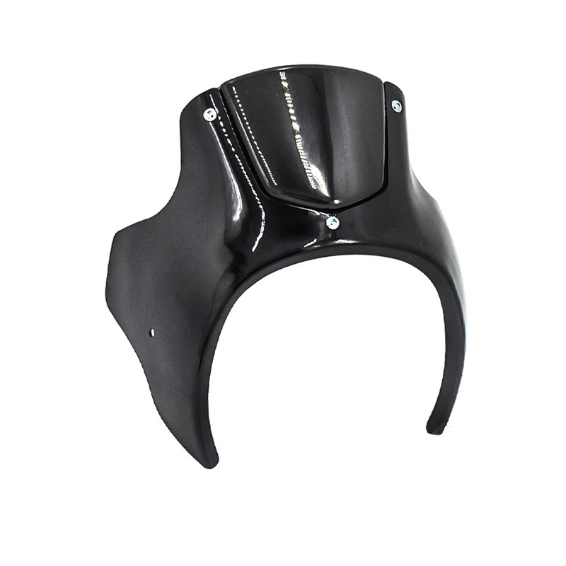 Testreszabva a VOGE 300AC GPX MAD300 motorkerékpárhoz, kerek ABS műanyag szélvédőre, fényszóró védőburkolata