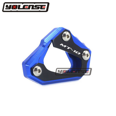 A YAMAHA MT-10 MT10 FZ-10 MT FZ 10 2016 2017 2018 motorkerékpár lábtartó láb oldalsó hosszabbító betét tartólemezhez nagyító állványhoz