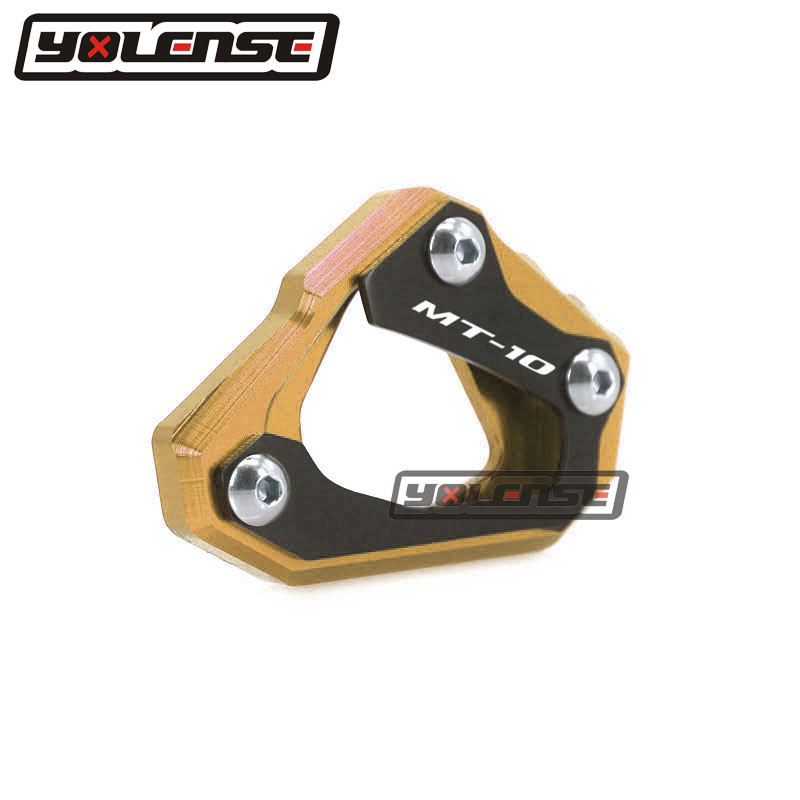 A YAMAHA MT-10 MT10 FZ-10 MT FZ 10 2016 2017 2018 motorkerékpár lábtartó láb oldalsó hosszabbító betét tartólemezhez nagyító állványhoz