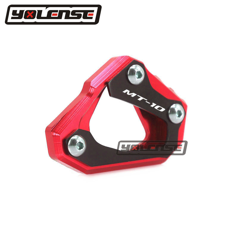 A YAMAHA MT-10 MT10 FZ-10 MT FZ 10 2016 2017 2018 motorkerékpár lábtartó láb oldalsó hosszabbító betét tartólemezhez nagyító állványhoz