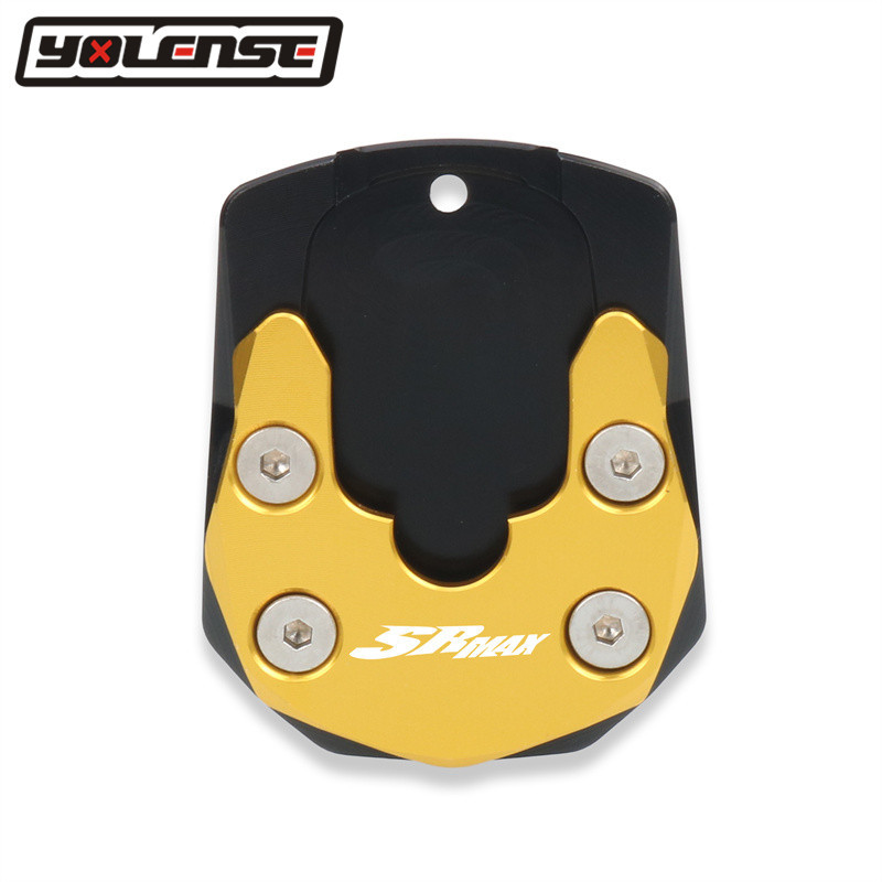 Motociklo CNC atraminio stovo pėdos šoninio prailginimo pagalvėlės atraminės plokštės padidinimo stovas, skirtas Aprilia SRMAX 250 300 SRMAX250 SRMAX300