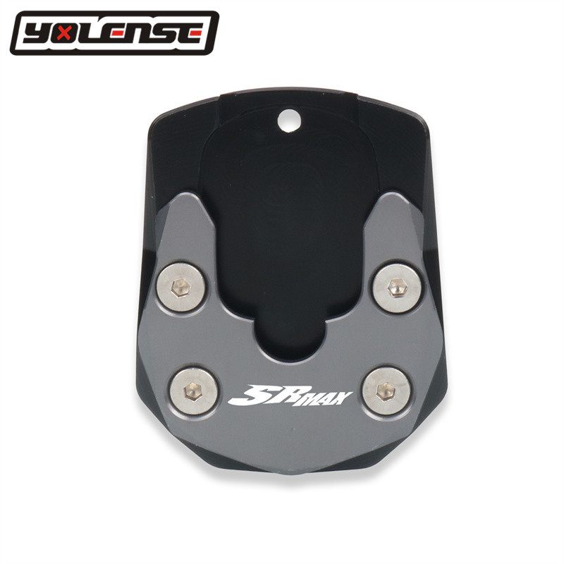 Motociklo CNC atraminio stovo pėdos šoninio prailginimo pagalvėlės atraminės plokštės padidinimo stovas, skirtas Aprilia SRMAX 250 300 SRMAX250 SRMAX300