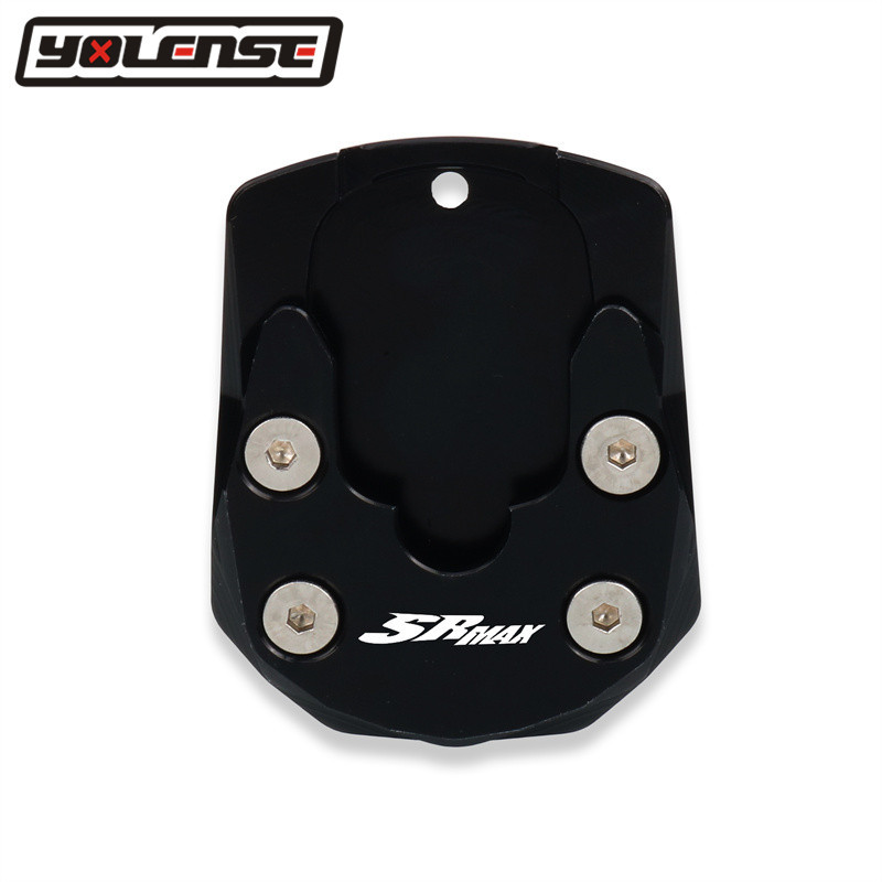 Motociklo CNC atraminio stovo pėdos šoninio prailginimo pagalvėlės atraminės plokštės padidinimo stovas, skirtas Aprilia SRMAX 250 300 SRMAX250 SRMAX300