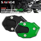 Predlžovacia doska bočného stojana pre KAWASAKI Z900 Z800 Z650 Z300 Z250 Z1000/R ER6N ER6F Motocyklový CNC stojan, zväčšovacie podložky na nohy