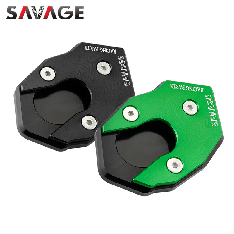 Predlžovacia doska bočného stojana pre KAWASAKI Z900 Z800 Z650 Z300 Z250 Z1000/R ER6N ER6F Motocyklový CNC stojan, zväčšovacie podložky na nohy