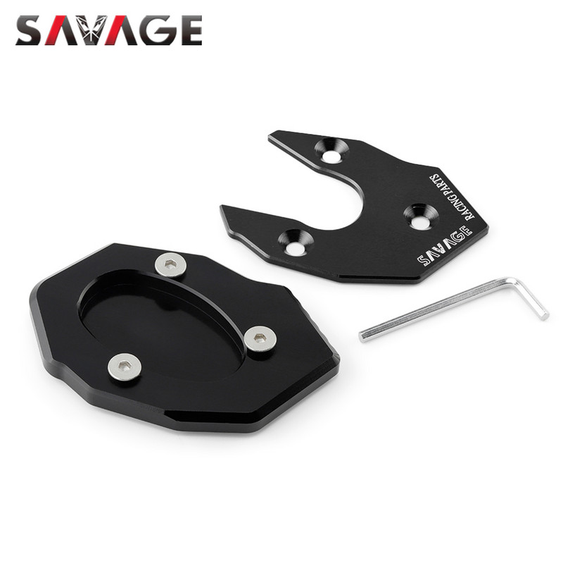 Predlžovacia doska bočného stojana pre KAWASAKI Z900 Z800 Z650 Z300 Z250 Z1000/R ER6N ER6F Motocyklový CNC stojan, zväčšovacie podložky na nohy