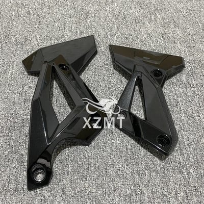Fényes fekete oldalkeret hűtővédő burkolat KAWASAKI Z400 Z 400 2017-2020