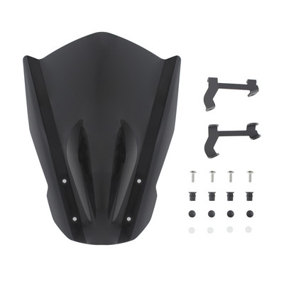 Čelné sklo pre motocykle s montážnym držiakom, deflektory vetra, čelné sklo pre Yamaha MT07 MT FZ 07 2013 2014 2015 2016 2017 FZ-07