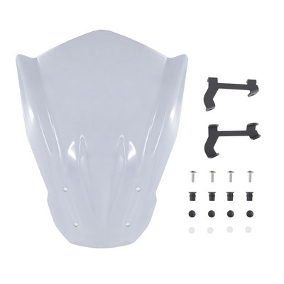 Čelné sklo pre motocykle s montážnym držiakom, deflektory vetra, čelné sklo pre Yamaha MT07 MT FZ 07 2013 2014 2015 2016 2017 FZ-07