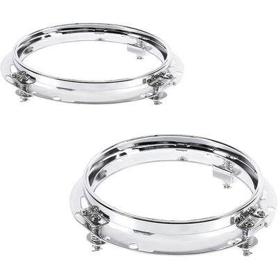 1 db/2 DB rögzítőkeret 7 hüvelykes LED-es fényszórógyűrűhöz 7 hüvelykes fényszóróra szerelhető lámpatartóhoz Jeep Wrangler JK TJ motorkerékpárokhoz