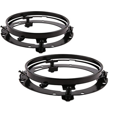 1 db/2 DB rögzítőkeret 7 hüvelykes LED-es fényszórógyűrűhöz 7 hüvelykes fényszóróra szerelhető lámpatartóhoz Jeep Wrangler JK TJ motorkerékpárokhoz