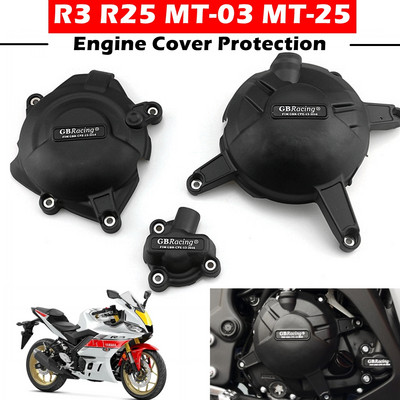 Мотоциклети Защитен калъф за капака на двигателя за калъф GB Racing за YAMAHA R3 R25 MT-25 MT-03 Капаци на двигателя