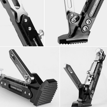 Регулируема CNC метална конзола за крака на мотоциклет Поддържаща странична стойка Издръжлива, устойчива на корозия стойка за скутер за паркиране