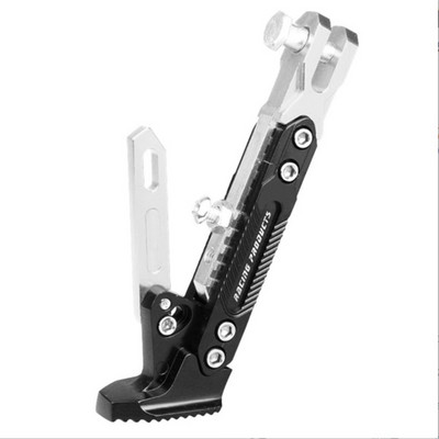 Nastaviteľná kovová CNC konzola na nohy motocykla, bočný stojan, odolný proti korózii, parkovací stojan na skúter