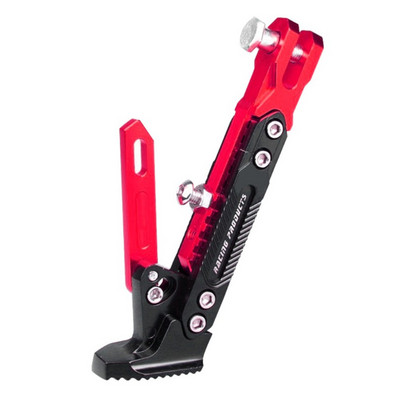 Nastaviteľná kovová CNC konzola na nohy motocykla, bočný stojan, odolný proti korózii, parkovací stojan na skúter