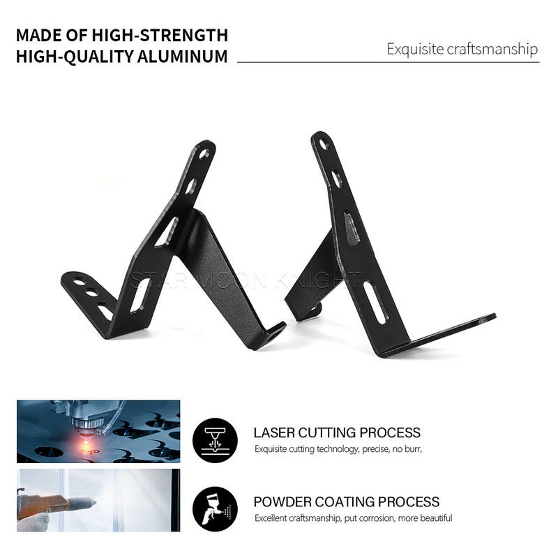 Tiger800-hoz Tiger 800-hoz XCX XRX 2010 - 2022 Motorkerékpár segédfény-rögzítő konzolok Mentőlámpa spotlámpa tartó