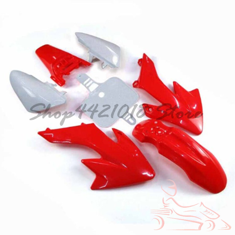 ET-MOTOSPORTS Red Plastic Body Kit – Honda CRF50, XR50, SDG, SSR, Baja, Pit Bikes (7pc) - View #4