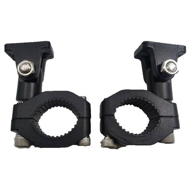 Spotlámpa-tartók Motorkerékpár-fényszórókonzol 19–26 mm-es lökhárító-rögzítés beállítása Univerzális Motos-kiegészítő lámpatartó tartó