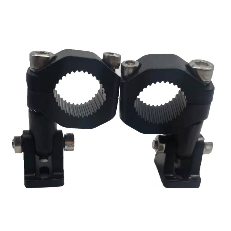 Spotlámpa-tartók Motorkerékpár-fényszórókonzol 19–26 mm-es lökhárító-rögzítés beállítása Univerzális Motos-kiegészítő lámpatartó tartó