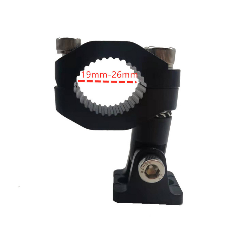 Spotlámpa-tartók Motorkerékpár-fényszórókonzol 19–26 mm-es lökhárító-rögzítés beállítása Univerzális Motos-kiegészítő lámpatartó tartó