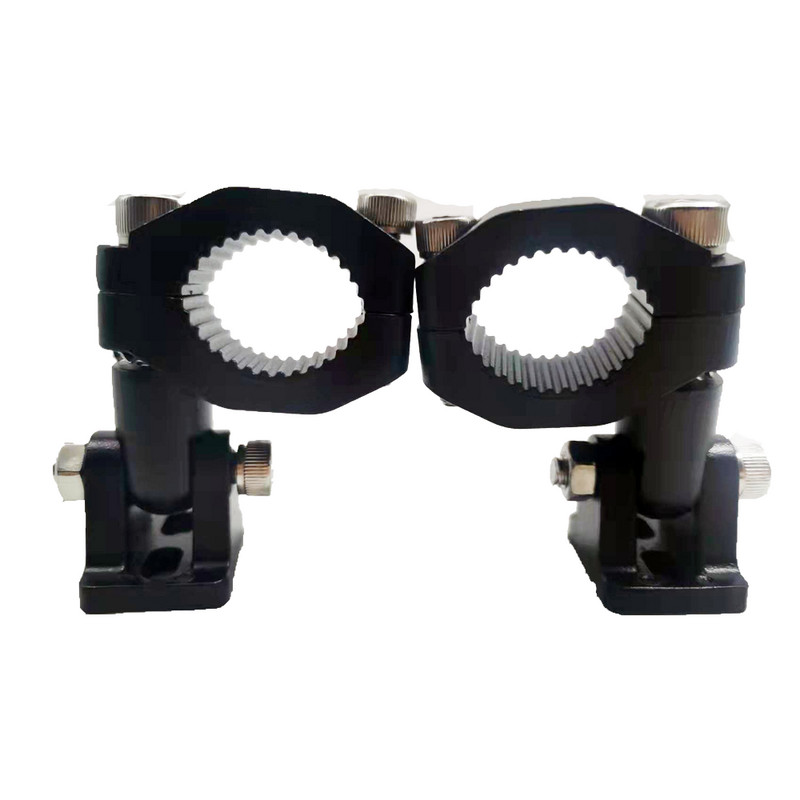 Spotlámpa-tartók Motorkerékpár-fényszórókonzol 19–26 mm-es lökhárító-rögzítés beállítása Univerzális Motos-kiegészítő lámpatartó tartó