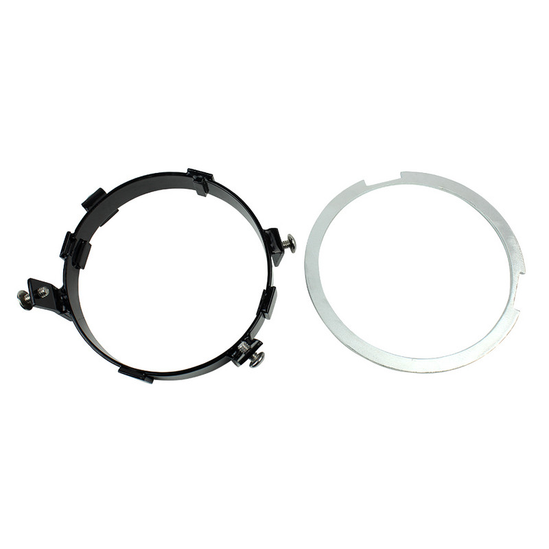 Pre motocykle Honda VTX 1300 a 1800 F-model, projektorový LED svetlomet 5,75 palca, čierny montážny krúžok