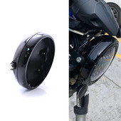 Capac pentru carcasă far cu LED de 7 inchi pentru motocicletă, carcasă exterioară a farului pentru Harley Cafe Racer personalizat, bol cu lampă de 7 inchi, capac de lumină din metal