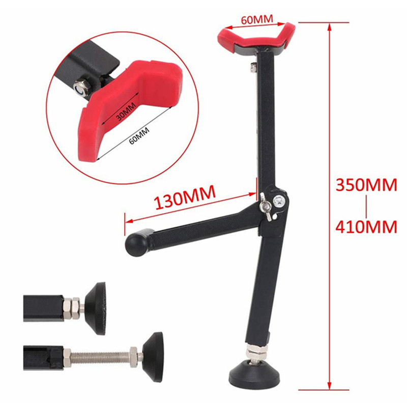 Univerzálny stojan na motocykel, skladací zdvihák na zadné koleso motocykla s rukoväťou, ľahko použiteľný pre prenosný steering bicykel