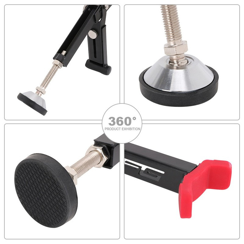 Univerzálny stojan na motocykel, skladací zdvihák na zadné koleso motocykla s rukoväťou, ľahko použiteľný pre prenosný steering bicykel