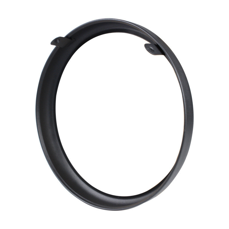 7" čierny okrúhly kryt pre montáž motocyklových LED svetlometov pre Harley Davidson pre 7" univerzálny kryt svetlometov