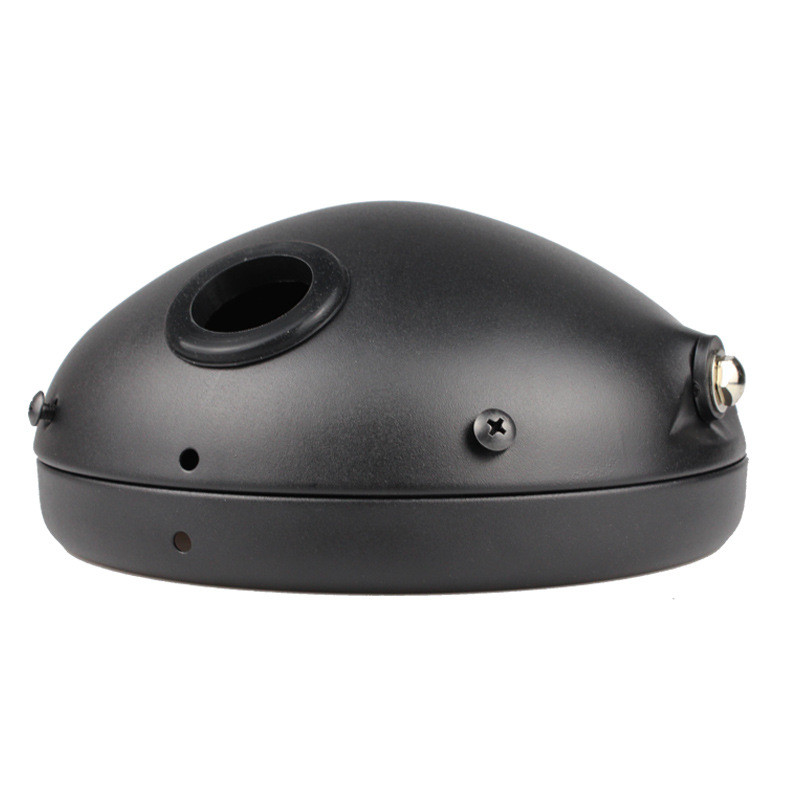7" čierny okrúhly kryt pre montáž motocyklových LED svetlometov pre Harley Davidson pre 7" univerzálny kryt svetlometov