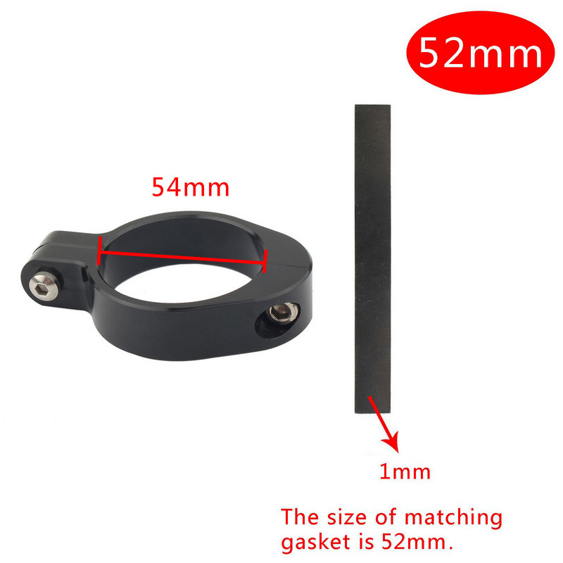 52MM-54MM villacsöves motorkerékpár fényszóró-tartó konzol bilincs spotlámpa tartó Harley Dyna Chopper Bobber Cafe Racerhez